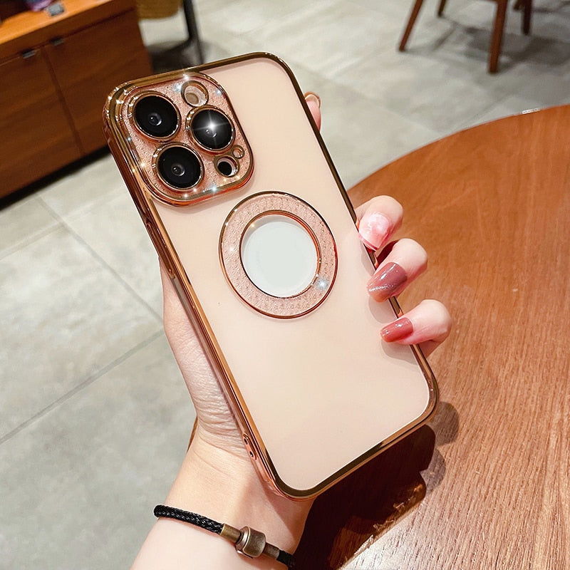 Electroplated Diamond Ring Phone Case
