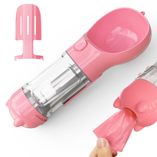 3-in-1 Portable Dog Water Bottle