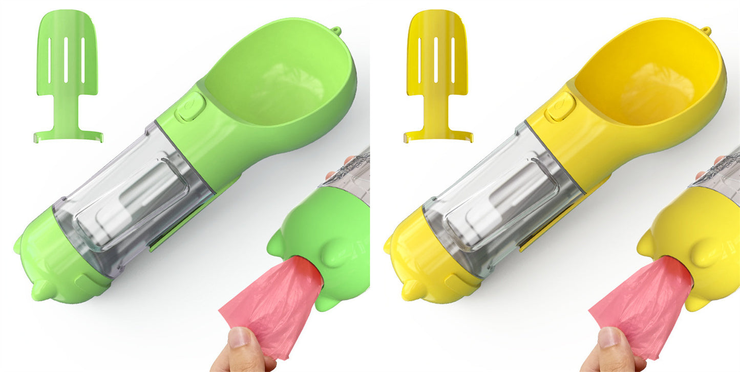 3-in-1 Portable Dog Water Bottle