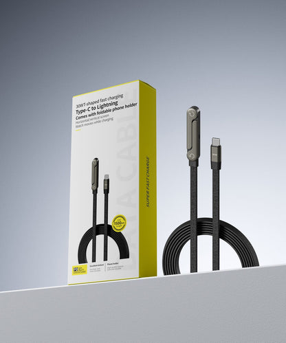 Foldable Phone Stand Fast Charge Cable