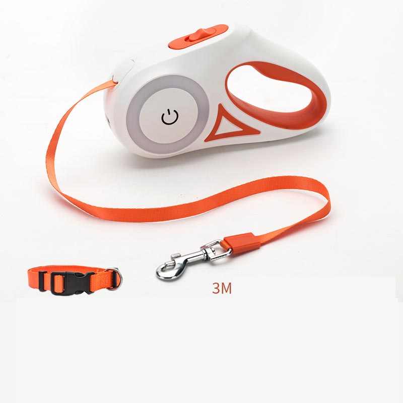 Retractable Dog Leash with LED Light