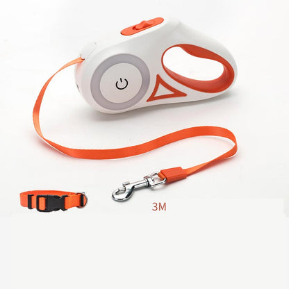 Retractable Dog Leash with LED Light
