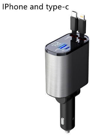 100W Metal Fast Car Charger