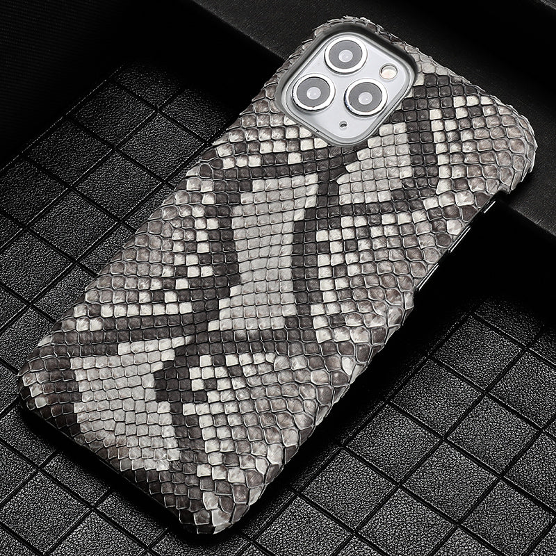 Luxury Python Leather Phone Case