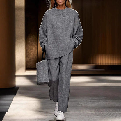 Casual Long-sleeve Hoodie & Pants Set