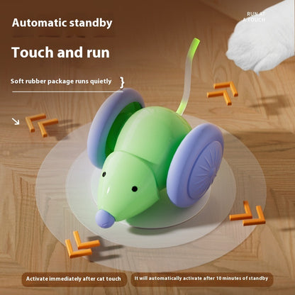 Electric Interactive Cat Mouse Toy Car
