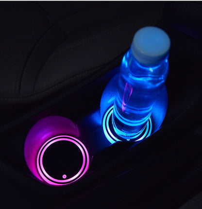 LED Light-Up Car Cup Holder Coaster