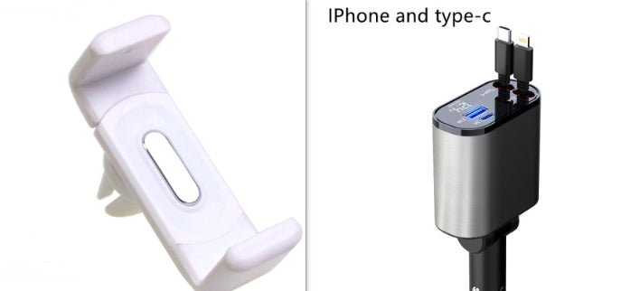 100W Metal Fast Car Charger