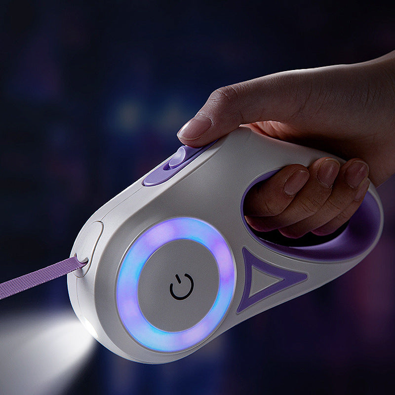 Retractable Dog Leash with LED Light