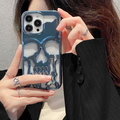 Luxury 3D Skull Plated Phone Case