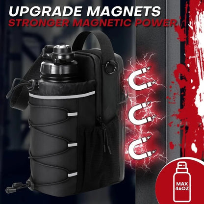 Fitness Magnetic Kettle Bag – Crossbody Magnetic Gym Water Bottle Holder