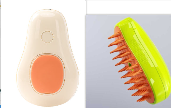Electric Self-Cleaning Steam Pet Brush