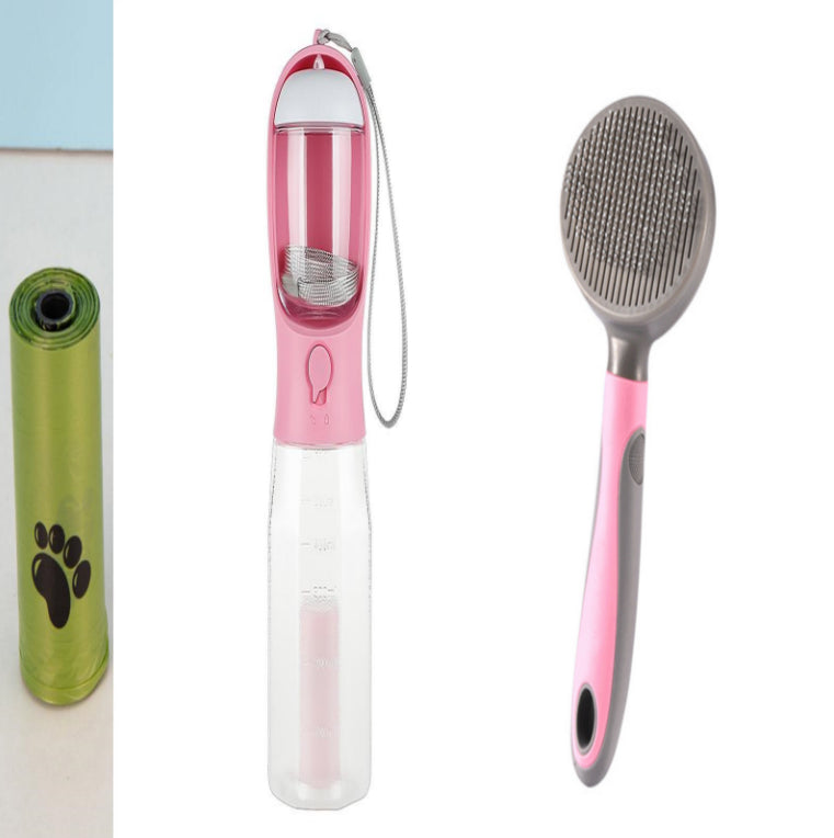3-in-1 Portable Pet Water Bottle
