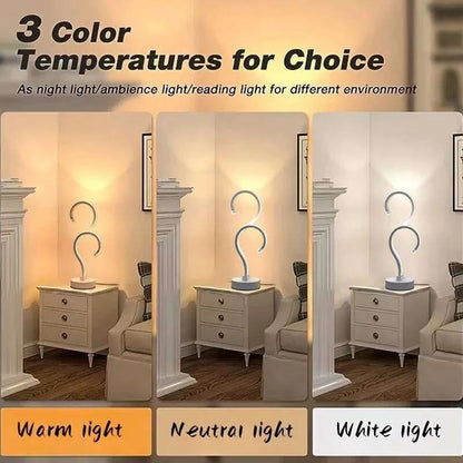 Creative Double Question Mark LED Desk Lamp
