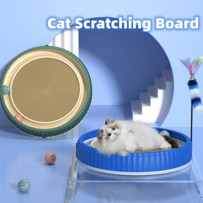Round Wear-Resistant Cat Scratching Board