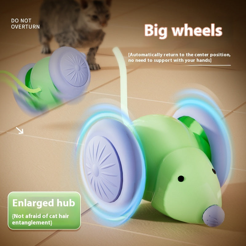 Electric Interactive Cat Mouse Toy Car