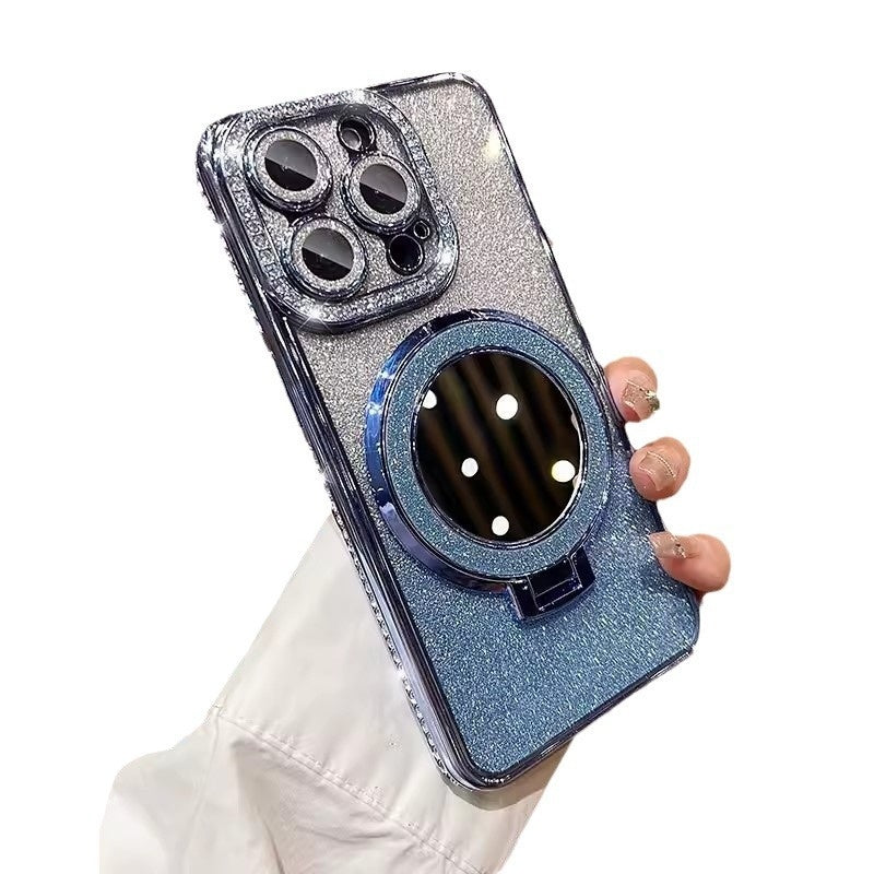 Glitter Mirror Stand Phone Case