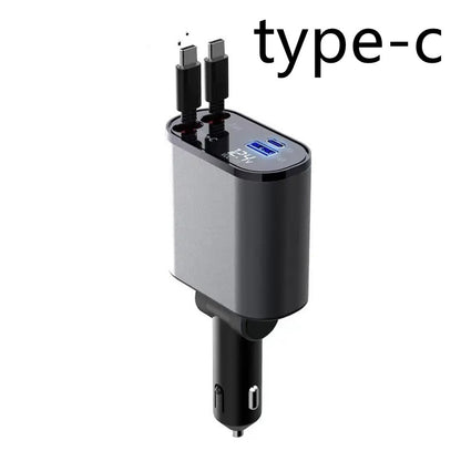 100W Metal Fast Car Charger