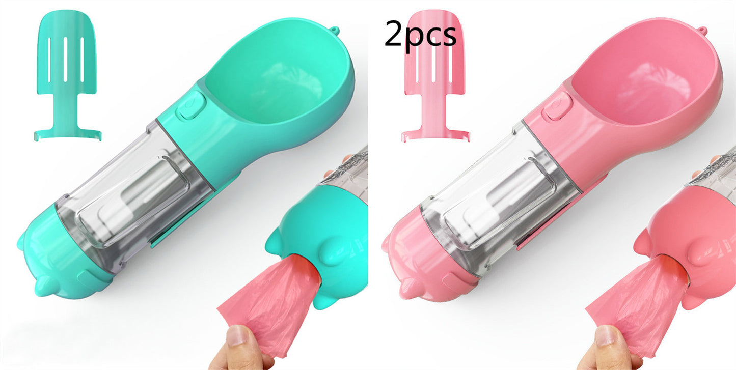 3-in-1 Portable Dog Water Bottle