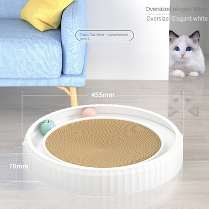 Round Wear-Resistant Cat Scratching Board