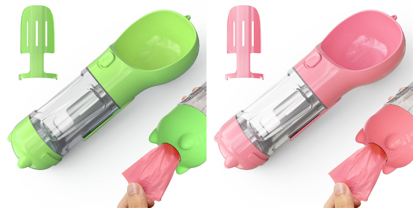 3-in-1 Portable Dog Water Bottle