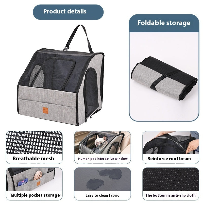 Foldable Car Pet Cage