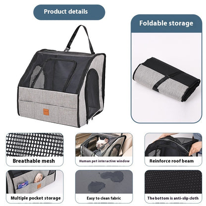 Foldable Car Pet Cage