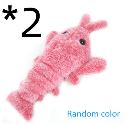 Electric Jumping Shrimp Cat Toy