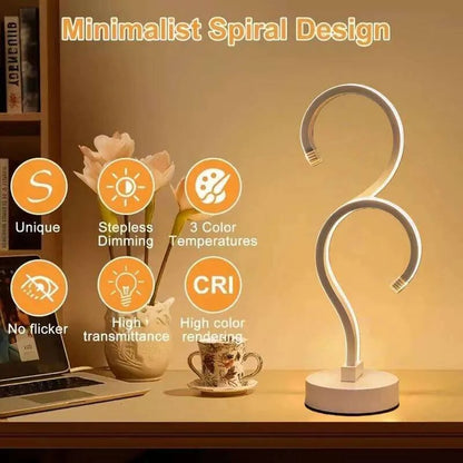 Creative Double Question Mark LED Desk Lamp