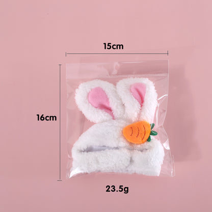 Plush Cartoon Cat Dog Rabbit