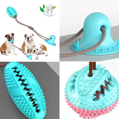 Suction Cup Dog Tug Toy Ball