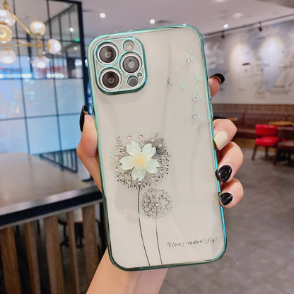 3D Flower Spin Stand Phone Case
