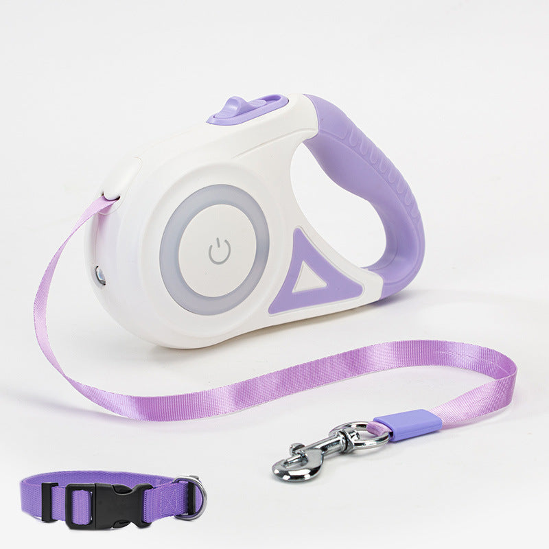 Retractable Dog Leash with LED Light