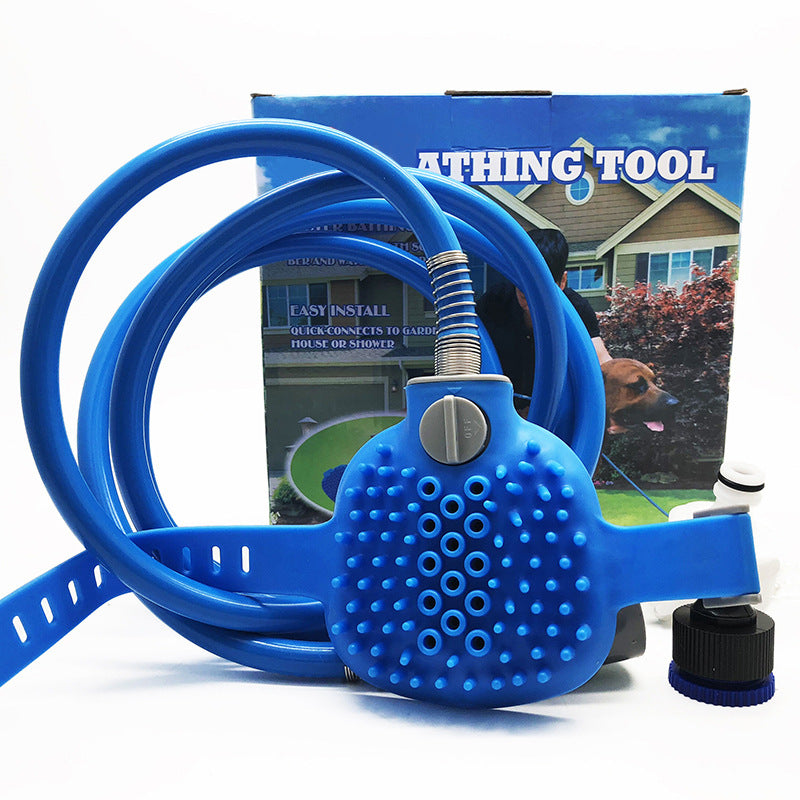Outdoor Pet Shower Bath Brush