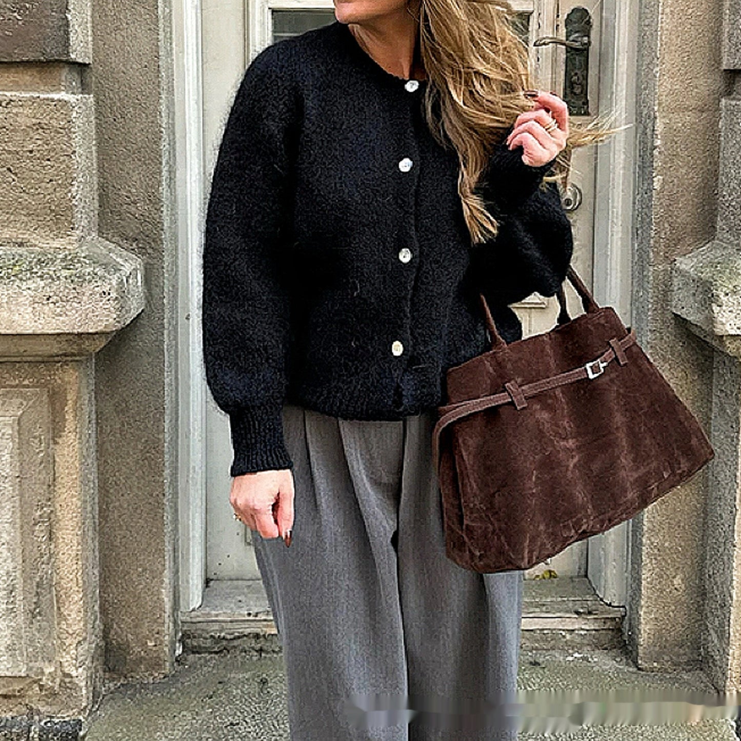 Retro Loose Sweater Coat