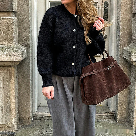 Retro Loose Sweater Coat