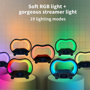 6-in-1 Smart LED Lamp with Wireless Charger & Speaker