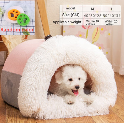 Portable Warm Pet Nest Bed