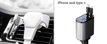 100W Metal Fast Car Charger
