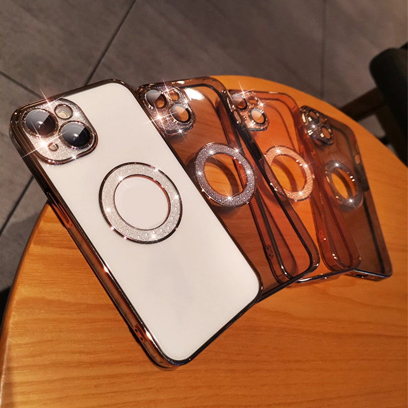 Electroplated Diamond Ring Phone Case