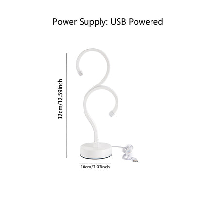 Creative Double Question Mark LED Desk Lamp