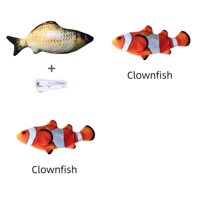 Electric Jumping Fish Cat Toy