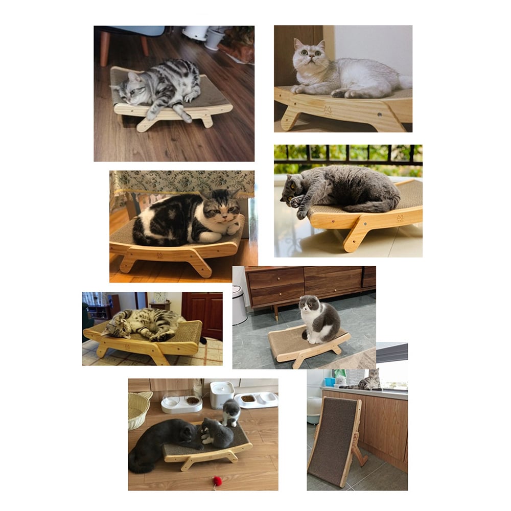 Deformable Corrugated Cat Scratch Bed