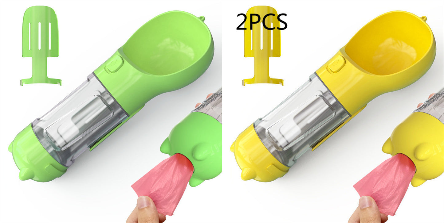 3-in-1 Portable Dog Water Bottle