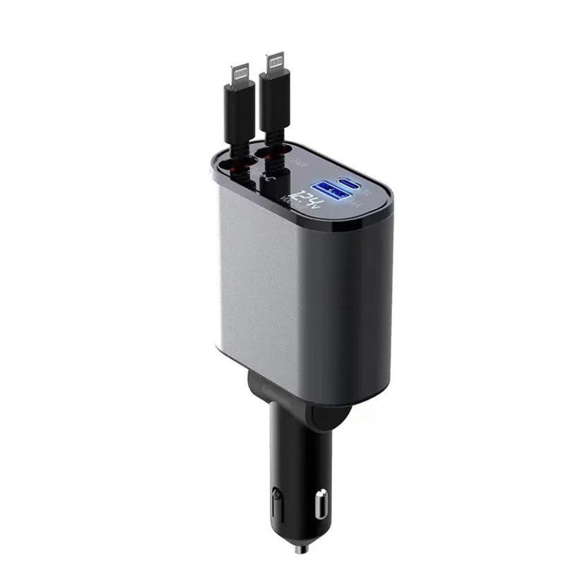 100W Metal Fast Car Charger