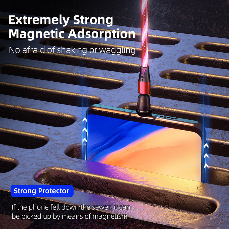 540° Rotating Magnetic Fast Charger.