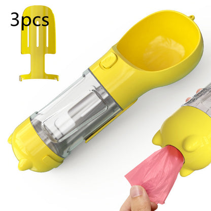 3-in-1 Portable Dog Water Bottle