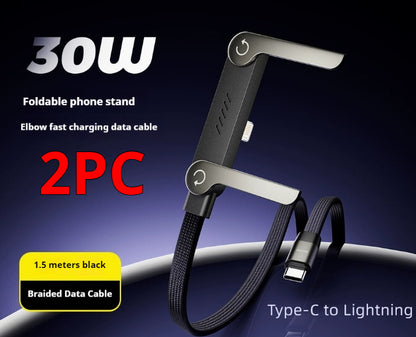 Foldable Phone Stand Fast Charge Cable