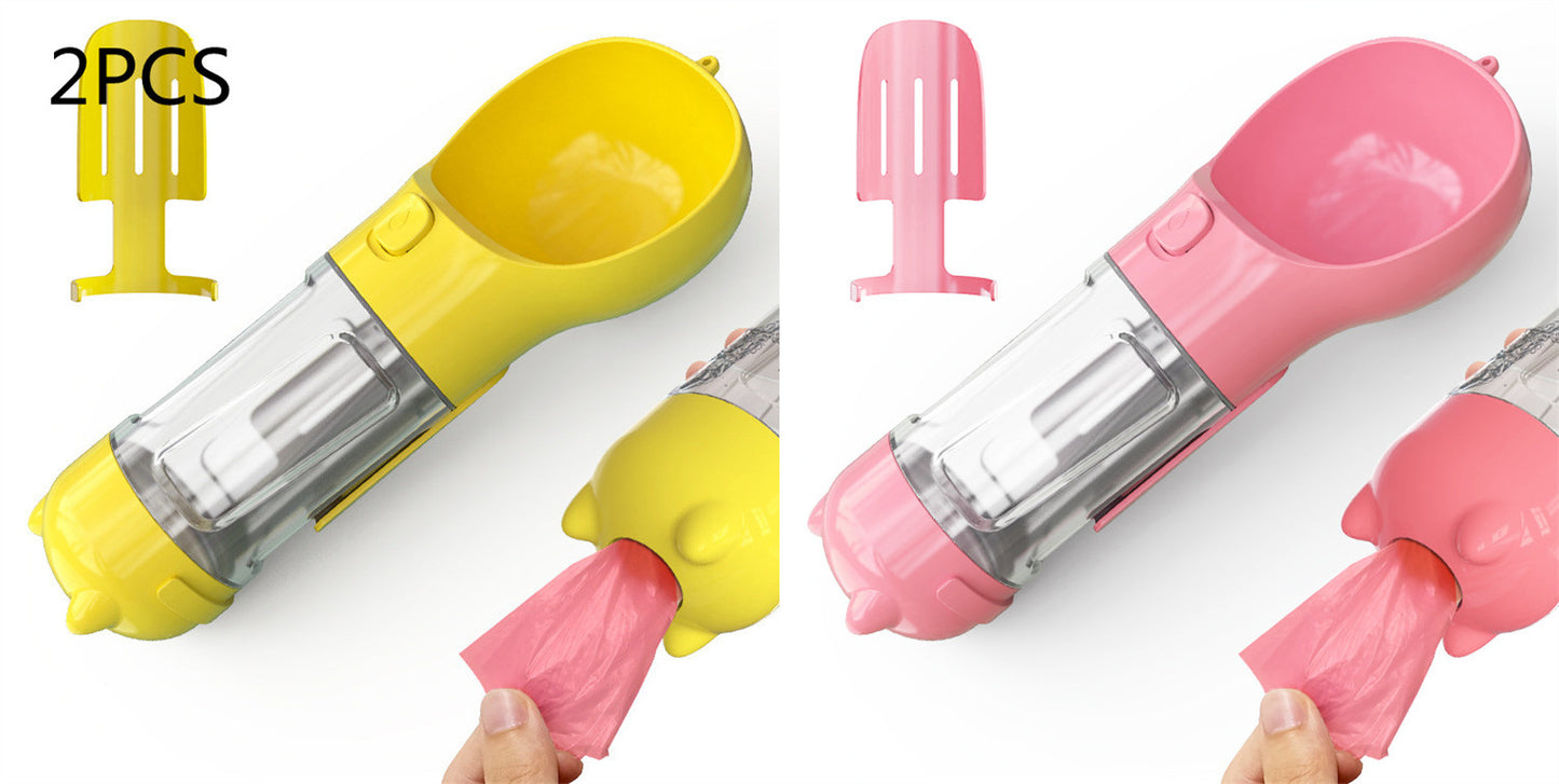 3-in-1 Portable Dog Water Bottle