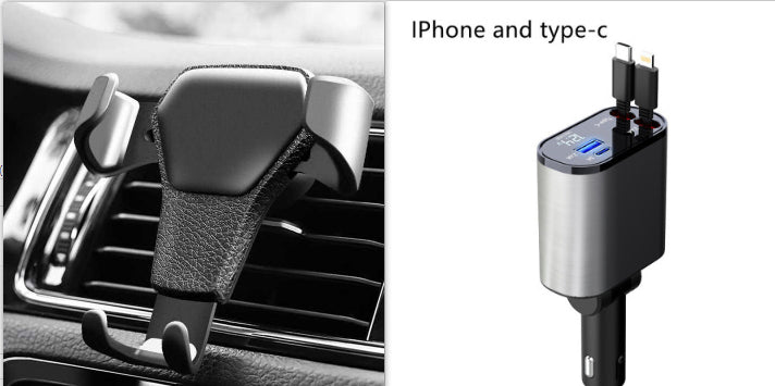 100W Metal Fast Car Charger